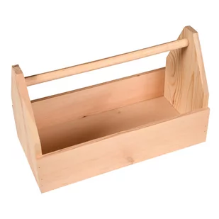 Skrzynka na akcesoria, drewno sosnowe, 42 x 21 cm, Kesper - Pojemniki łazienkowe - miniaturka - grafika 1