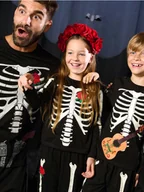 Piżamy dla dziewczynek - Sinsay - Piżama Halloween - czarny - miniaturka - grafika 1
