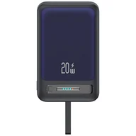 Powerbanki - Powerbank USAMS XM Series CD219 10000mAh Magnetic Wireless czarny - miniaturka - grafika 1