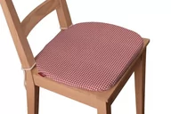 Meble modułowe i akcesoria - Dekoria Siedzisko Bartek na krzesło czerwono biała krateczka 0,5x0,5cm) 40 × 37 × 2,5 cm Quadro 220-136-15 - miniaturka - grafika 1