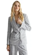 Marynarki i żakiety damskie - Marynarka damska Liu Jo Giacca Lunga klasyczna szara-M - miniaturka - grafika 1