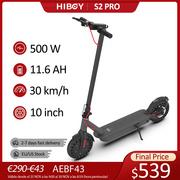 Hulajnogi elektryczne - AliExpress skuter elektryczny 500w Hiboy S2 Pro z siedzeniem 10 Cal solidna opona 30 km/h 40km daleki zasięg - miniaturka - grafika 1