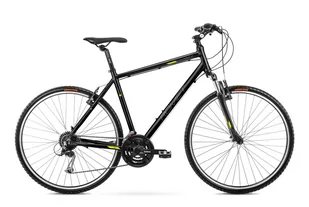 Romet Rower Orkan 2M 28 M(19") czarno -limonkowy 2228342-19 - Rowery - miniaturka - grafika 1