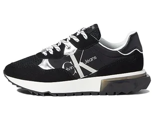 Calvin Klein Damskie trampki Magalee, Czarny 001, 39 EU - Trampki damskie - miniaturka - grafika 1