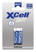 Baterie i akcesoria - XCell 148194 bateria do użytku domowego Bateria do ponownego naładowania AAA Niklowo-metalowo-wodorkowa (NiMH) - miniaturka - grafika 1