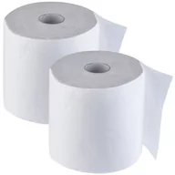 Ściereczki, gąbki, czyściki - Ręcznik Papierowy Czyściwo Celuloza Biały 60m 2szt - miniaturka - grafika 1
