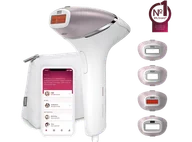 Depilatory i golarki damskie - Philips Lumea IPL BRI947/00 SenseIQ Czujnik SmartSkin Biało-fioletowy - miniaturka - grafika 1