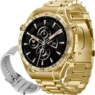 Smartwatch - Gravity GT13-3 GD/GD/WH Biały - miniaturka - grafika 1