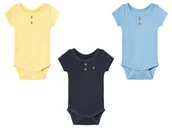 Body dla niemowląt - Lupilu Body niemowlęce z waflową strukturą - miniaturka - grafika 1