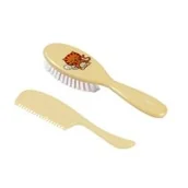 Szczotki do włosów dla dzieci - BabyOno Szczoteczka i grzebień do włosów dla dzieci i niemowląt, miękkie włosie, Kremowy - miniaturka - grafika 1