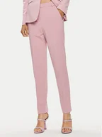 Spodnie damskie - Pinko Spodnie materiałowe Bello 100155 A1L4 Różowy Regular Fit - miniaturka - grafika 1