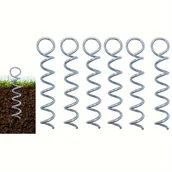 Inne - TEMU Gwóźdź z Spiralem do Uziemienia, Kołek z Spiralem do Uziemienia, Spiralała na Trampolinie, Do Namiotów, Trampolini, Wodoodporna Tkanina, - miniaturka - grafika 1