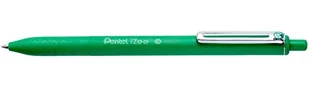 Pentel BX470-D długopis IZee, mechanizm naciskowy, metalowy klips, grubość linii 0,5 mm, 12 sztuk, zielony - Długopisy - miniaturka - grafika 1