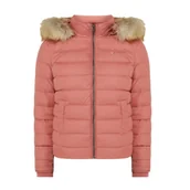 Kurtki damskie - Kurtka puchowa Tommy Jeans TJW Basic Hooded Down Jacket W DW0DW10506 - Calvin Klein - miniaturka - grafika 1