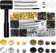 Prace ręczne dla dzieci - Zatrzaski Napy Guziki do Ubrań Spodni Zestaw do Montażu Zatrzasków Zapinki - miniaturka - grafika 1