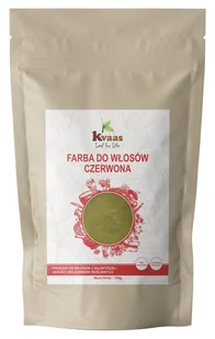 Kvaas Farba Henna Do Włosów Czerwona 100G - Farby do włosów i szampony koloryzujące - miniaturka - grafika 1