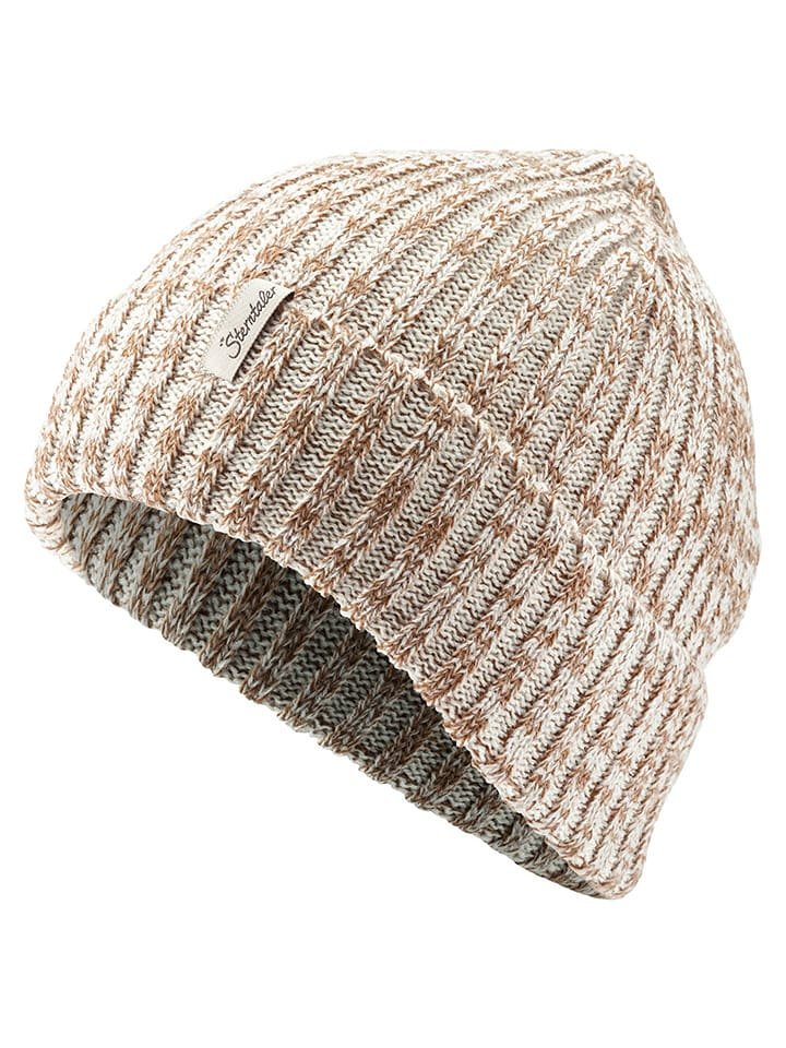 Sterntaler Czapka dzianinowa w kolorze beżowym