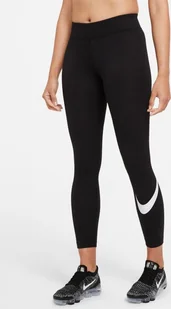 Nike Legginsy Sportswear Essential SWOOSH CZ8530 010 czarne r. XS - Legginsy - miniaturka - grafika 1