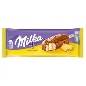 Lody i desery lodowe - Milka Lody o smaku maślano-waniliowym z nadzieniem z ciasteczkami maślanymi 90 ml - miniaturka - grafika 1