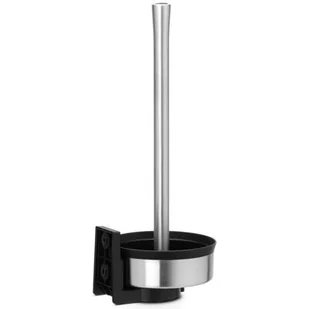 Brabantia Zasobnik do papieru toaletowego stal matowa 37,6cm czarno-srebrny BR 42-72-20 - Stojaki i wieszaki na papier toaletowy - miniaturka - grafika 1