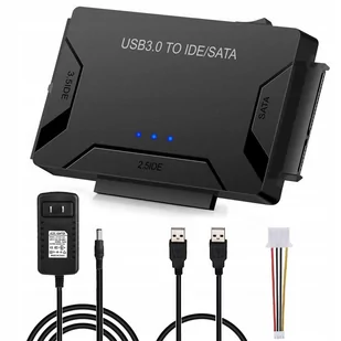 Adapter Mostek Dysków USB 3.0 SATA IDE 2,5 3,5 - Obudowy i kieszenie na dyski twarde - miniaturka - grafika 1