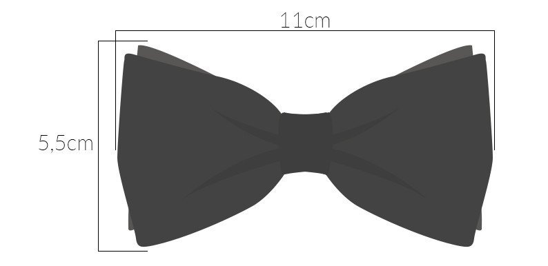 Granatowa elegancka mucha męska o delikatnym połysku A10B