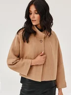 Kurtki damskie - Kurtka z kamelowej wełny - miniaturka - grafika 1