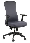 Fotele i krzesła biurowe - Fotel biurowy KENTON szary - miniaturka - grafika 1