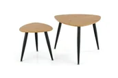 Ławy i stoliki kawowe - Zestaw 2 stolików Minessa dąb - miniaturka - grafika 1