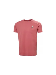 Koszulka HELLY HANSEN SHORELINE T-SHIRT 3. czerwony S - Koszulki męskie - miniaturka - grafika 1