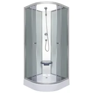 Kabiny prysznicowe - Kabina prysznicowa Evora 80 WH biała KERRA - miniaturka - grafika 1
