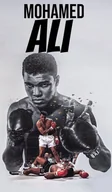 Podkładki pod mysz - PODKŁADKA POD MYSZ Nadruk 22x18 cm Muhammad Ali Mohamed Ali Box Prezent - miniaturka - grafika 1