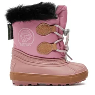 Buty dla dziewczynek - Śniegowce Boatilus Nippy 02 Sint. Leather Boot NN02 VAR.42MR Różowy - miniaturka - grafika 1