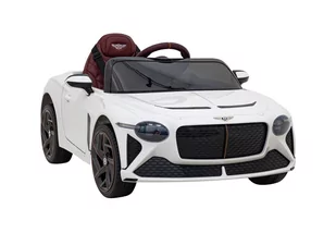 Autko Bentley Bacalar na akumulator dla dzieci Biały + Pilot + EVA + Wolny Start + Audio LED - Pojazdy elektryczne dla dzieci - miniaturka - grafika 1