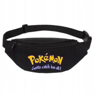 Nerki - SPORTOWA NERKA CZARNA Biodrowa Na Prezent POKEMON GOTTA CATCH'EM Wzory - miniaturka - grafika 1