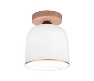 Lampy sufitowe - Kolarz A1352.11.Au - Żyrandol natynkowy NONNA 1xE27/60W/230V dąb/biały/złoty - miniaturka - grafika 1