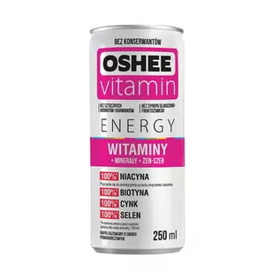 Napój witaminowy Oshee Energy 250 ML z magnezem o smaku pomarańczy - Produkty energetyczne i izotoniki - miniaturka - grafika 1