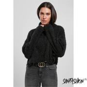 Swetry damskie - Sweter Urban Classics Oversize Turtlececk Sweater - miniaturka - grafika 1