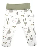 Śpiochy dla niemowląt - Chłopięcy Półśpioch bawełniany Indiański Wzór biały, Nicol,r.62 - miniaturka - grafika 1