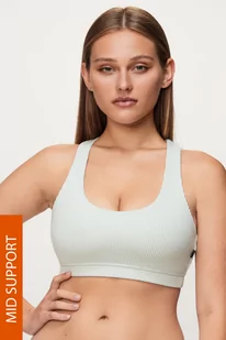 Cotton On Biustonosz sportowy Strappy zielony - Biustonosze - miniaturka - grafika 1