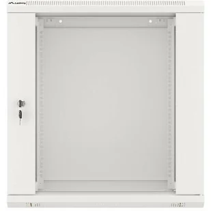 Lanberg Szafa wiszący 19" 12U, 600x450, szara FLAT PACK WF01-6412-10S - Szafy rack - miniaturka - grafika 1