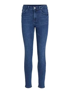 Vila Dżinsy damskie, niebieski (medium blue denim), S x 30L - Spodnie damskie - miniaturka - grafika 1