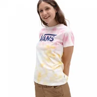 Koszulki sportowe damskie - Damski t-shirt z nadrukiem VANS Logo Wash Crew - miniaturka - grafika 1