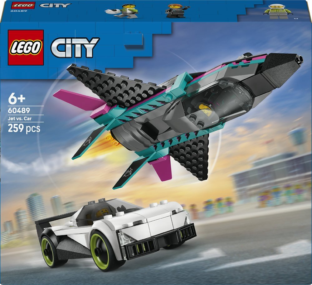 LEGO City Odrzutowiec kontra samochód 60489