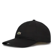 Czapki damskie - Czapka z daszkiem Lacoste RK0491 Czarny - miniaturka - grafika 1