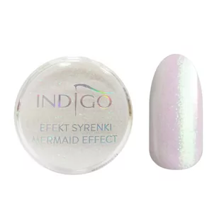 Indigo Pyłek Mermaid Effect Efekt Syrenki Emerald - Ozdoby do paznokci - miniaturka - grafika 1