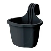 Donice - Doniczka balkonowa 23 cm antracytowy - miniaturka - grafika 1