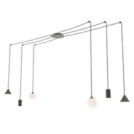Lampy sufitowe - FUJI 6 BLACK - miniaturka - grafika 1