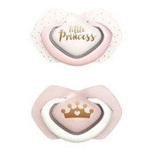 Smoczki uspokajające - canpol Babies Canpol Baby smoczek silikonowy 0-6m-cy symetryczny Royal baby 2szt - miniaturka - grafika 1