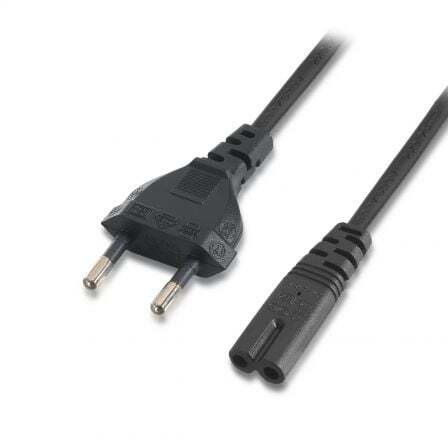 Aisens - Kabel sieciowy Form 8, cee7/16/m-c7/h, czarny, 1,5 m
